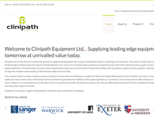 Tablet Screenshot of clinipathequipment.com